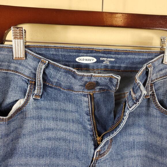 Old Navy Mid-Rise Super Skinny Ankle Jean Size 2 - Picture 7 of 10